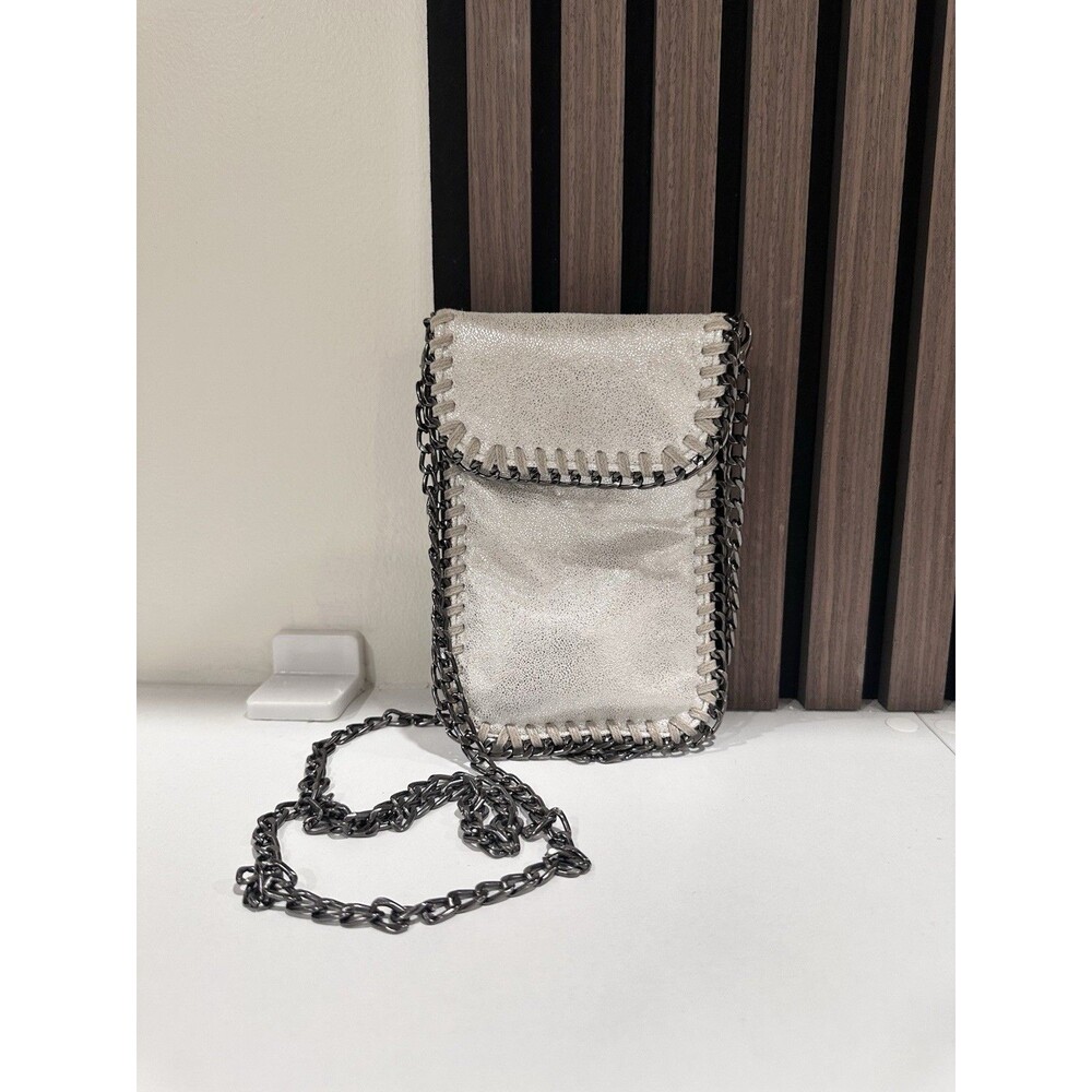 Crossbody Bag Phone Pouch Chain No Brand LUX Fashion Flap Top Purse